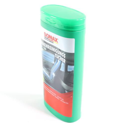 SONAX lingettes de nettoyage intérieur boîte lingettes humides 25 pièces 04122000 | 04122000