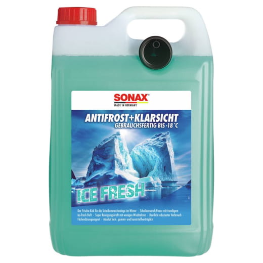 SONAX nettoyant pour vitres antigel mélange prêt à l'emploi 5 litres | 01335050