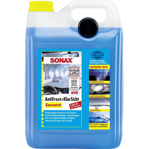 Concentré lave-glace SONAX antigel hiver parfum agrumes 5 litres | 03325050