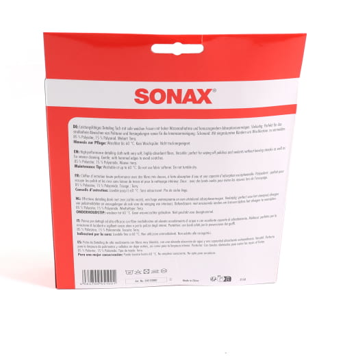 SONAX Panno in microfibra soft touch 3 pezzi 40x40cm 04510000 | 04510000