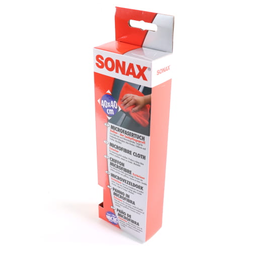 SONAX paño de microfibra exterior experto en cuidado de pintura 40x40cm | 04162000
