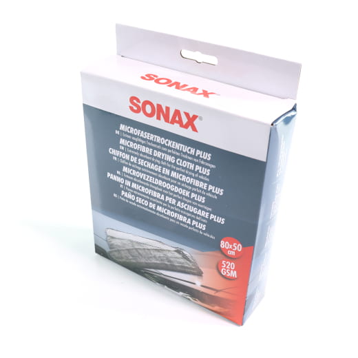 SONAX paño de microfibra paño de secado PLUS 80x50 cm | 04512000