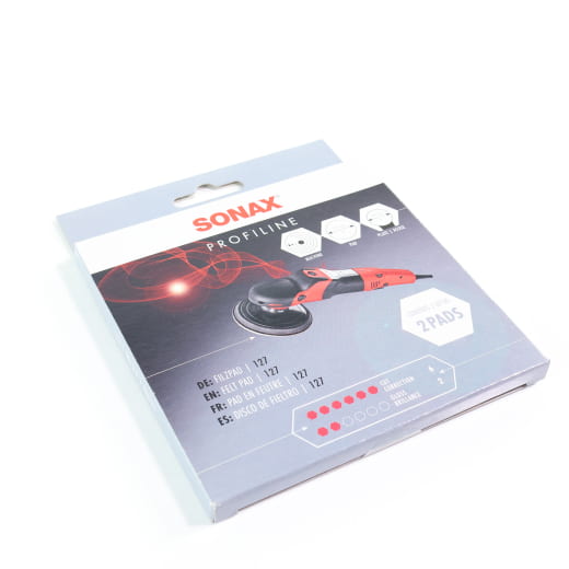 SONAX PROFILINE Tampon en feutre diamètre 127mm 2 pièces | 04933000