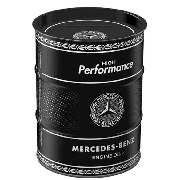 Spaarpot Olievat Engine Oil 600 ml Staalplaat Origineel Mercedes-Benz