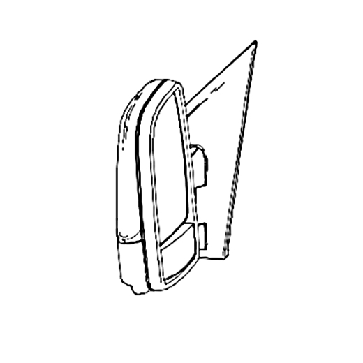 Specchietto esterno completo sinistro Sprinter 906 originale Mercedes-Benz | A9068103093/3193