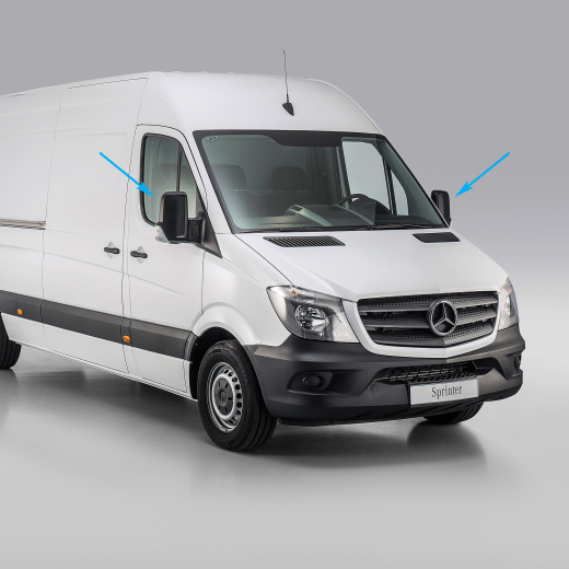 Specchietto esterno completo sinistro Sprinter 906 originale Mercedes-Benz | A9068103093/3193