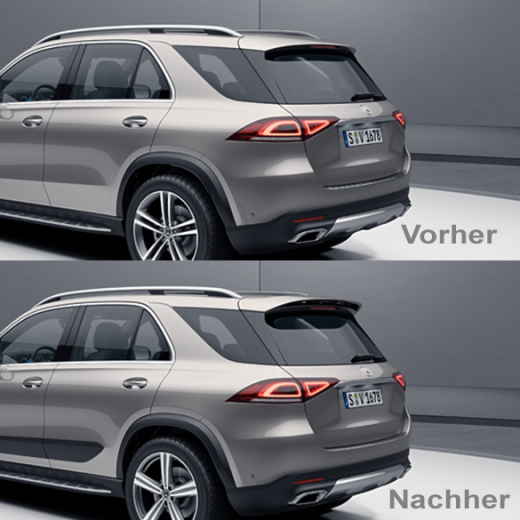 Spoiler de techo GLE V167 imprimado Original Mercedes-Benz | A1677930400