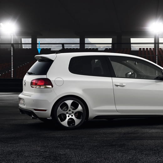 Dakspoiler / achterspoiler Golf 6/VI | VW origineel onderde | golf6-gti-spoiler