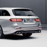 Diffuseur arrière E 63 AMG Classe E break S213 embouts d'échappement quatre sorties originalMercedes