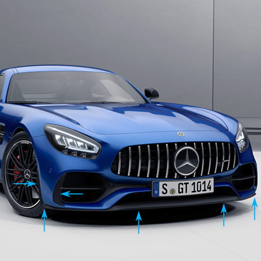 Aerodinámica frontal AMG AMG GT C190 facelift Original Mercedes-AMG | AMGGT-C190-Front-Aero-FL