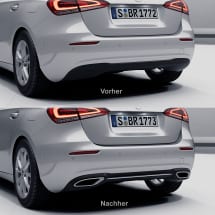 Progressive diffusor Mercedes-Benz A-klasse W177 inbouw | W177-Prog-Diffusor