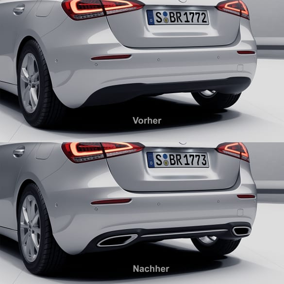 Progressive diffusor Mercedes-Benz A-klasse W177 inbouw | W177-Prog-Diffusor