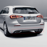 Progressive achterdiffusor met sierlijsten ombouwpakket A-klasse W177 Origineel Mercedes-Benz