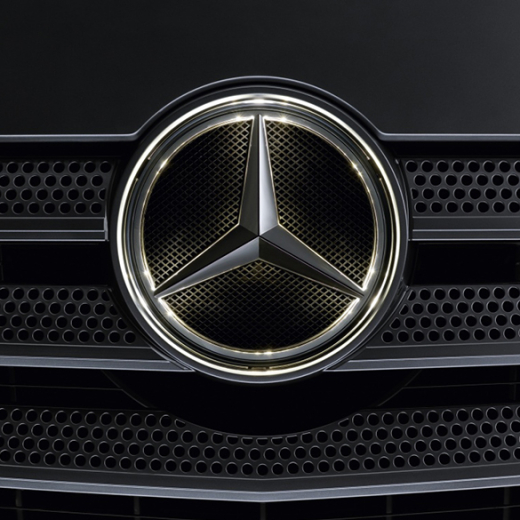 Stella illuminata Actros 4 5 Arocs Antos originale Mercedes-Benz | B668300