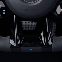 Stuurwiel-sierlijst AMG GT C190 Black Series opschrift zwart | A0004645300