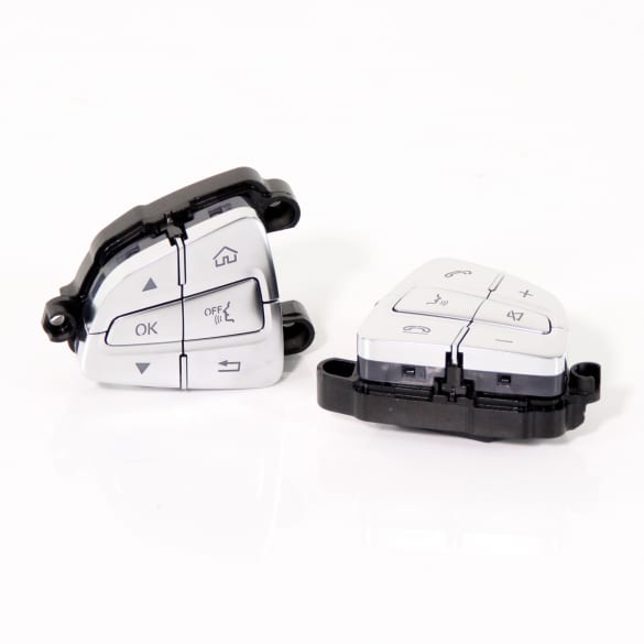 Chrom stuurwielknoppen Silver Shadow Origineel Mercedes-Benz