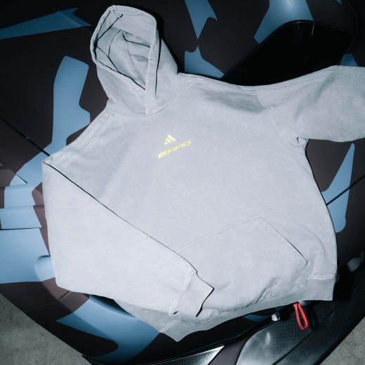 Sudadera con capucha AMG adidas gris original Mercedes-AMG | B67960159-65