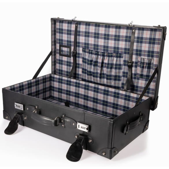 Suitcase Vintage Black Original Mercedes-Benz Classic