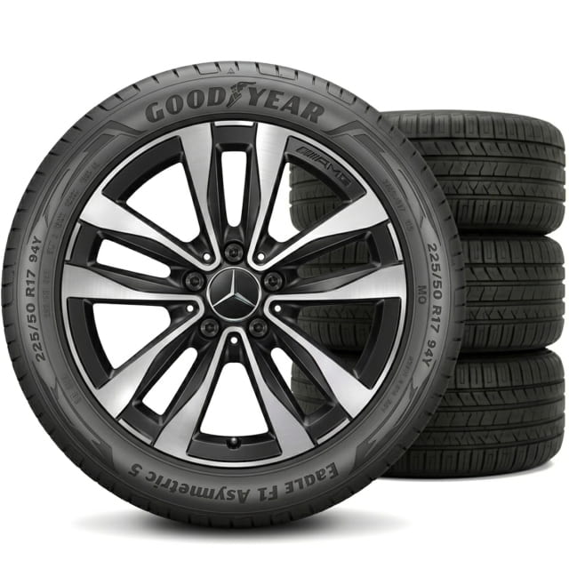 Goodyear Rims Summer wheels 17 inch C-Class W206 Hybrid Goodyear Genuine Mercedes ...