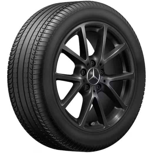 Summer wheels 17 inch CLA C178 10-spokes black Michelin | Q44024151018A-C178