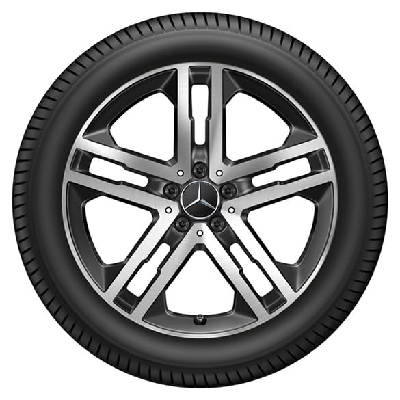 Summer wheels complete wheel set 19 inch Genuine Mercedes-Benz | Q440671110030-Continental