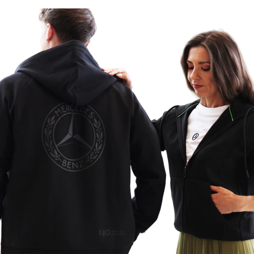 Sweatjacke Unisex Schwarz 140 Jahre Original Mercedes-Benz by BOSS S-XXL | B67960354-58