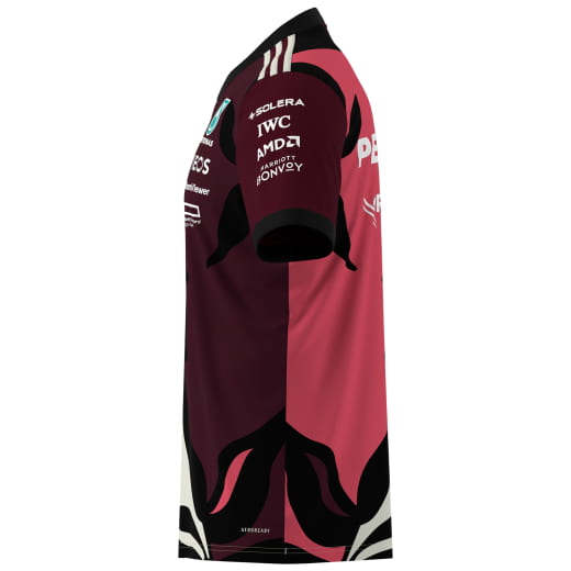 T-shirt jersey heren adidas Mercedes-AMG Petronas F1 wijnro­ | B67998350-355