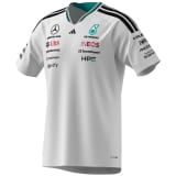 adidas T-shirt da uomo Authentic Mercedes-AMG PETRONAS F1 2026 bianco