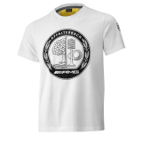 T-shirt da uomo Mercedes-AMG Affalterbach bianco Original Mercedes-Benz