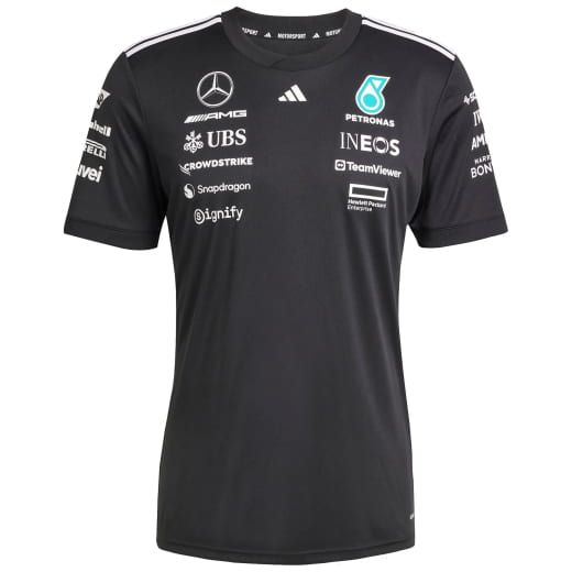 T-Shirt uomo Team pilota adidas Mercedes-AMG Petronas F1 nero | B67998151-55