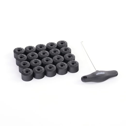 Cubierta para tornillos de rueda VW tapones para tornillos de rueda KS Tools gancho extractor Original Volkswagen | 1K0601173 9B9-KS-20