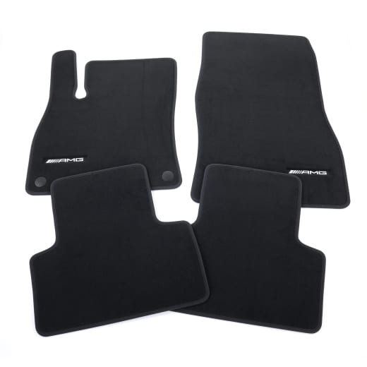 Tapis amg CLA C178 noir 4 pièces Original Mercedes-Benz | A1786802800 9J74-C178
