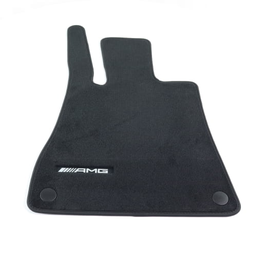 Tapis de sol AMG en velours SL R232 AMG GT C192 noir, 2 pièces, avant | A2326802703 9J74
