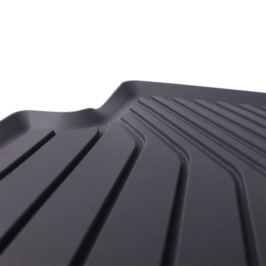 Tapis caoutchouc arrière Audi A5 B10 FU noir 2 pièces | 8B3061511