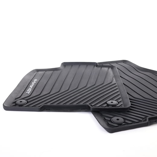 Tapis caoutchouc Audi e-tron GT avant 2 pièces noir | 4J3061501 041
