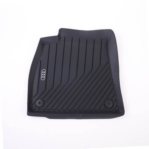 Tapis de sol en caoutchouc avant Audi A6 C9 FN noir, 2 pièces | 4P1061501