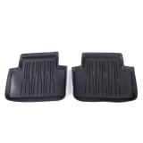 Tapis caoutchouc arrière CLA C178 Coupé noir 2 pièces Original Mercedes-Benz