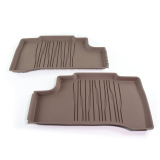Tapis de sol en caoutchouc Dynamic Lines EQE SUV X294 balaobraun 2 pièces arrière Original Mercedes‑
