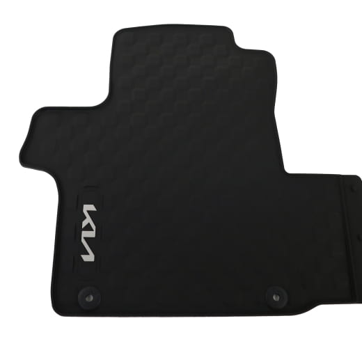 Tapis caoutchouc Kia PV5 2 pièces avant noir | SW131ADE001