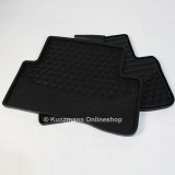 Tapis en caoutchouc, tapis de sol, C-Klasse Coupé C205, noir, arrière, Original Mercedes-Benz
