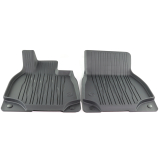 Tapis de sol en caoutchouc EQE V295 Dynamic Squares 2 pièces avant original Mercedes-Benz