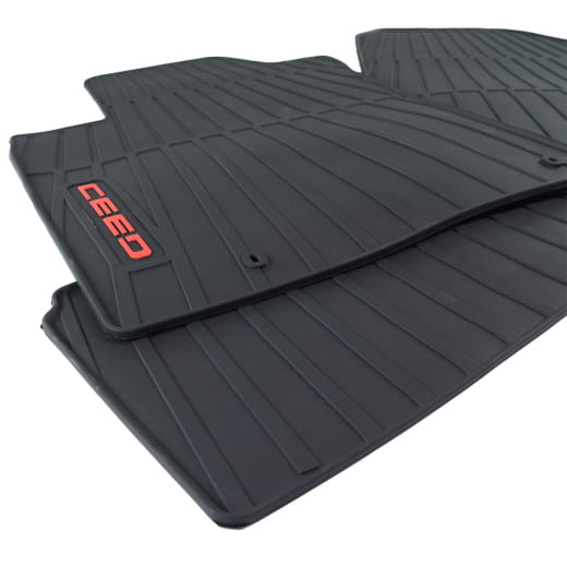 Lot de tapis de sol en caoutchouc Kia Ceed Sportswagon CD 4 pièces Original Kia | J7131ADE00RE-Ceed-SW-CD