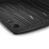 Tapis caoutchouc tapis voiture avant EQS SUV X296 noir, 2 pièces, original Mercedes-Benz