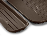 Tapis de sol en caoutchouc EQS SUV X296 marron balao, 3e rangée de sièges, pièce d’origine Mercedes‑