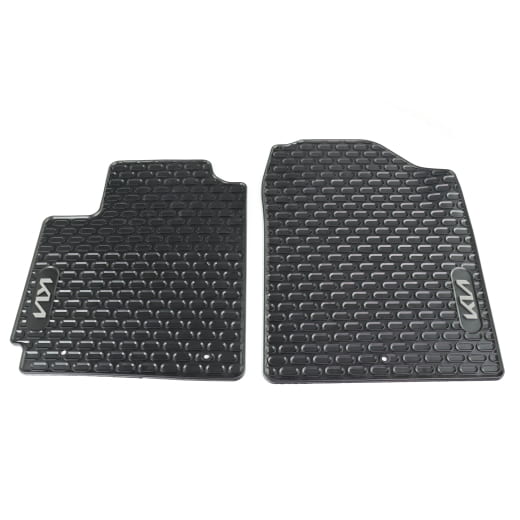 Tapis de sol en caoutchouc Kia Picanto JA noir 4 pièces Original Kia | G6131ADE01GR