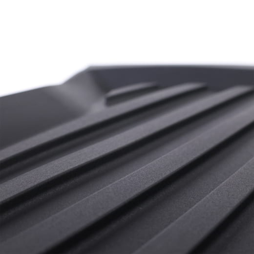 Tapis caoutchouc arrière Audi A6 C9 FN noir 2 pièces | 4P0061511