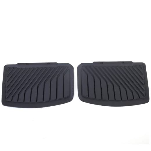 Tapis caoutchouc voiture Audi e-tron GT arrière 2 pièces Noir | 4J3061511 041