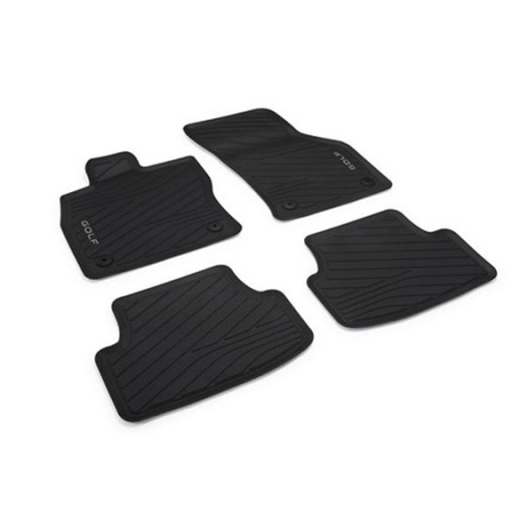 Golf 8 VIII tapis de sol en caoutchouc quatre pièces d'origine Volkswagen | 5H1061500 82V-B