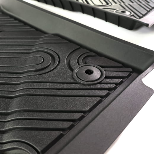 Tapis caoutchouc tapis voiture smart #3 THREE noir Original smart | QAP6608036125