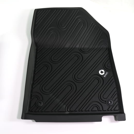 Tapis caoutchouc tapis voiture smart #3 THREE noir Original smart | QAP6608036125